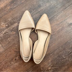 Franco Sarto Nude Flats sz 9.5